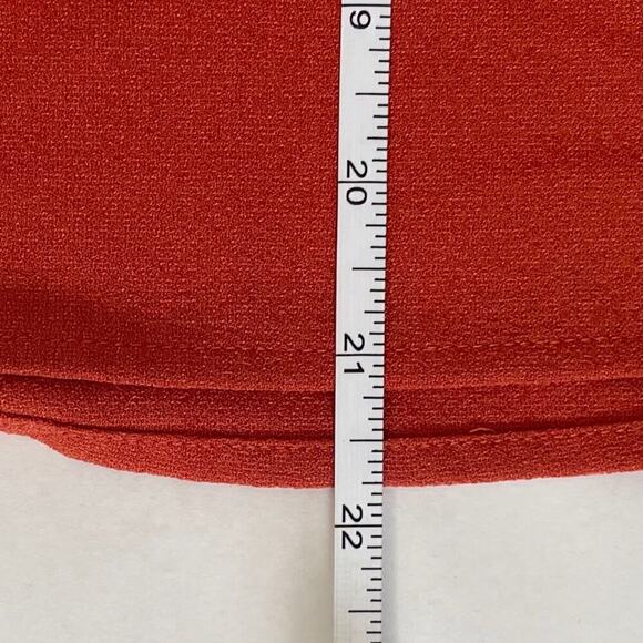 Burnt Orange Racerback Cami, Clasp Closure, High Neck, Double Spaghetti Strap, S - Picture 10 of 11